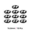 14mm 16mm 19mm Car Key Badge Emblem Replacement Sticker For Hyundai Mistra Lafesta Elantra Accent IX35 ix25 I20 I30 Azera Sonata lf3