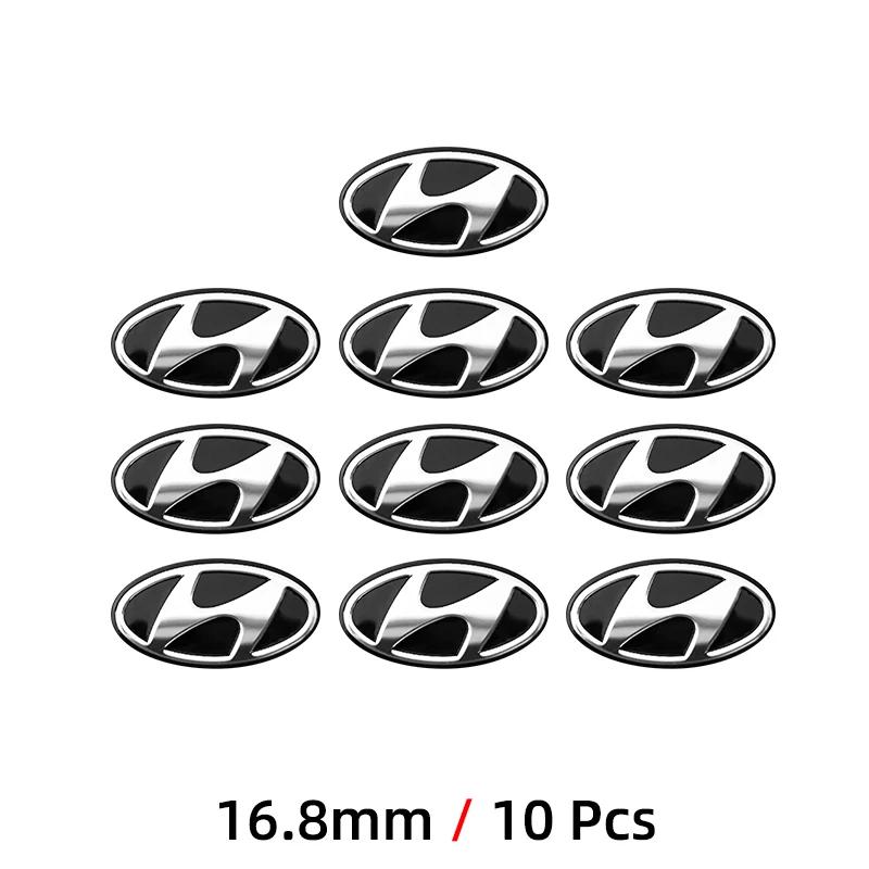 14mm 16mm 19mm Car Key Badge Emblem Replacement Sticker For Hyundai Mistra Lafesta Elantra Accent IX35 ix25 I20 I30 Azera Sonata lf3
