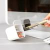 Clip-on Desk Pen Holders Plastic Wall Mounted Storage Box PC Screen Pen Holder  Stationery Storage
