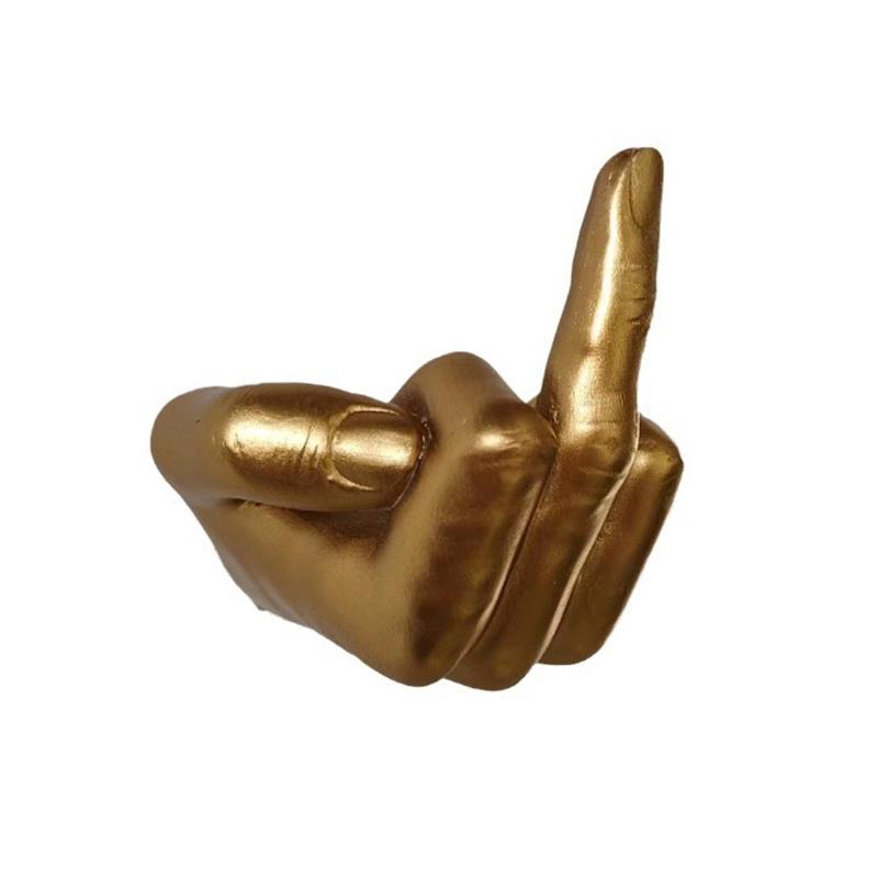 Держатель для туалетной бумаги в виде среднего пальца, забавный настенный держатель для среднего пальца, статуэтка для ванной комнаты, держатель для хранения рулонов туалетной бумаги