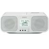 Sony Инфракрасный CD-радиокассетный магнитофон FM с большой батареей, белый W CFD-S401, совместимый с FM/AM/Wide, ЖК-дисплеем/функцией караоке, управляемый, CFD-S401
