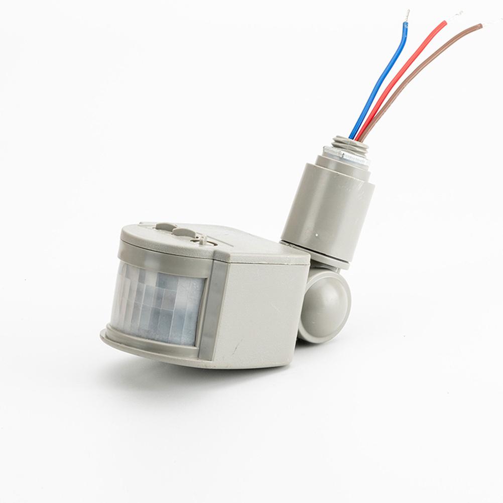 Светодиодный светильник с PIR-датчиком движения Ac85-265V Инфракрасный датчик света Автоматическое включение/выключение Умный датчик движения для дома, гаража, парковки
