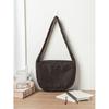 Daiso Modern Padded Crossbody Bag Black