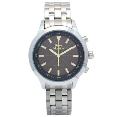 Часы серебряные [Royal Montres] RM-0007 BK-WH