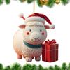 Swing Animal Goat Hanging Pendants Cartoon Goat Xmas Tree Ornament  for Cars Backpacks