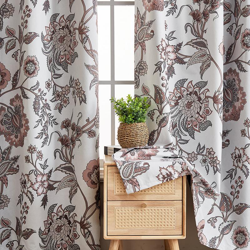 Новые европейские классические шторы, полное затемнение и железные кольца, для гостиной, балкона, спальни