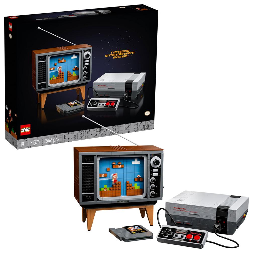 LEGO Super Mario Nintendo Entertainment System Игрушки Подарок на день рождения Блок Рождество Мужчины Женщины Mario Товары Игра 71374 LEGO(р)