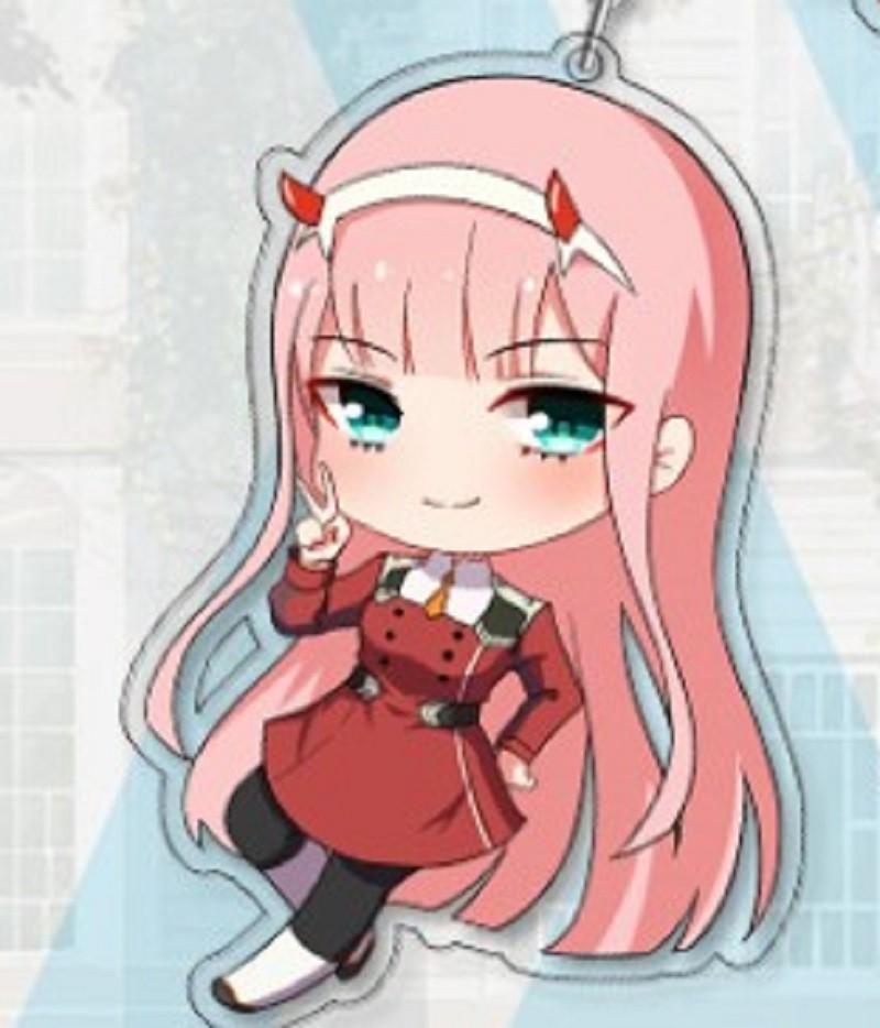 Брелок Ditf Darling In The Franxx Зеро Ту 002 Акриловый Брелок Вневременной Дизайн Идеально Подходит Для Коллекционеров И Фанатов