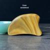 Green Sandalwood Gua Sha Board for Neck, Back, Eye Bags & Face Massage - Ideal Gift for Men and Women