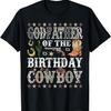 Крестный отец Дня рождения Ковбоя Родео Крестный отец Футболка