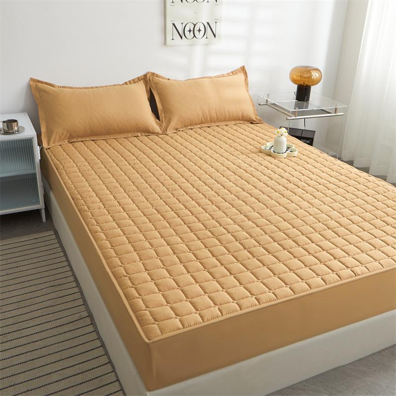 3 PCS Non-slip Sheet 7 Colors Solid Color Cotton Soft Sheet Mattress Cover Elastic Sheet Mattress Cover