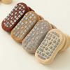 4Pairs Anti-slip Infant Learning Walk Socks Solid Color Home Sleep Socks  Autumn&Winter