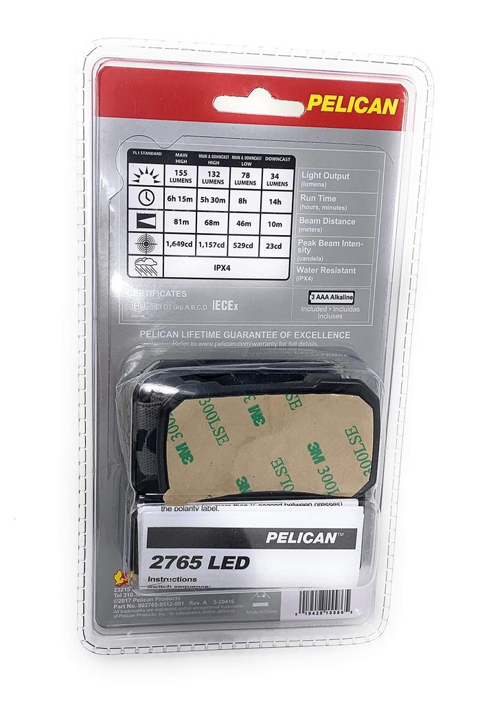 PELICAN 2765 Head Upright Black 027650-0103-110
