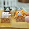 Kawaii мини-кошка, орнамент, садовая статуя котенка, подарок для детей, украшение для детской комнаты, игрушки, миниатюрные фигурки, домашний декор
