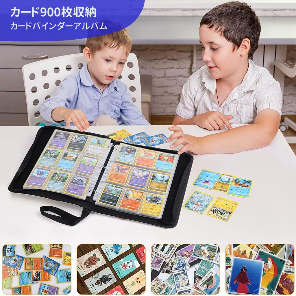 Картотека Карточка 9 Вмещает 900 50 Водонепроницаемых и Коллекционных Карточек Портативная Карточка на Молнии Собирает Другие Игровые Карты Переплет, Карманы, Карточки, Карточки,
