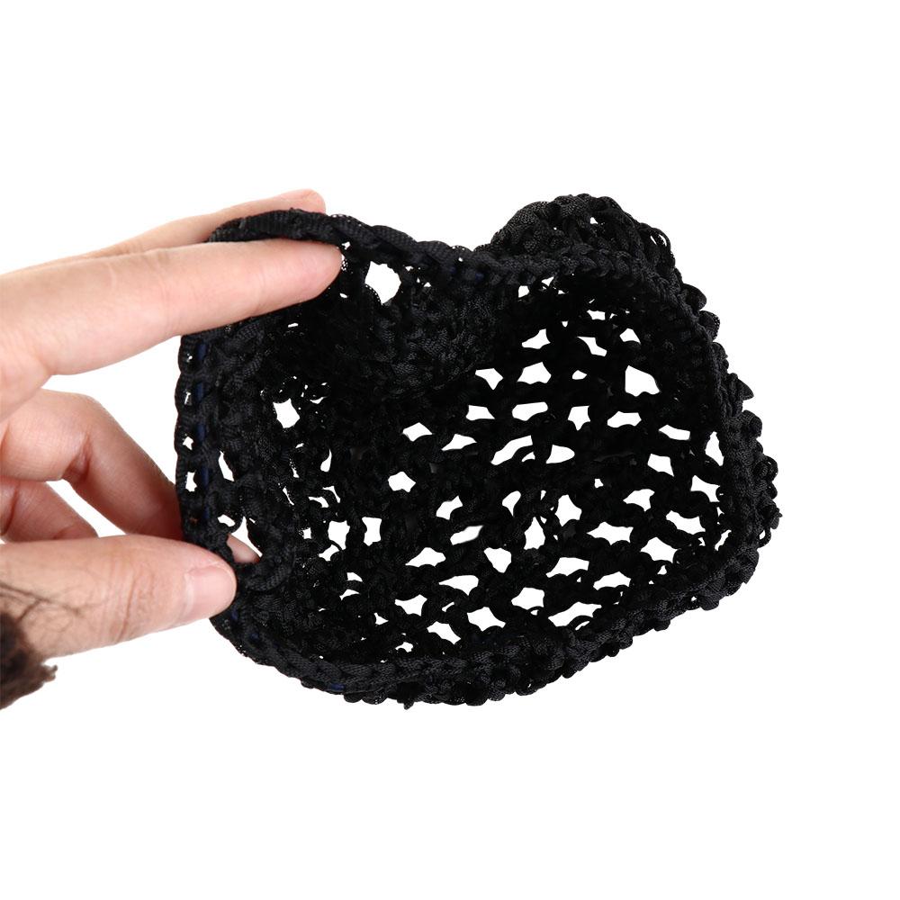 Спящая вязаная крючком сетка для волос снуд ночная повязка тюрбан черные шапочки для парика сетка для волос