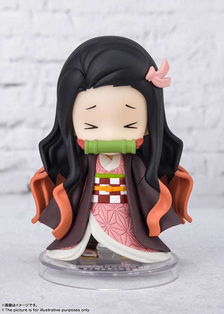 TAMASHII NATIONS Figuarts mini Demon Kimetsu no Yaiba Маленькая Незуко 75 мм окрашенная подвижная фигурка Истребительница Приблизительно. ПВХ/АБС