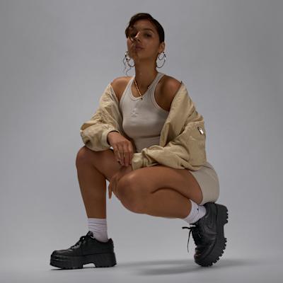 Jordan 1 Низкий Бруклинский Черный (Женский)