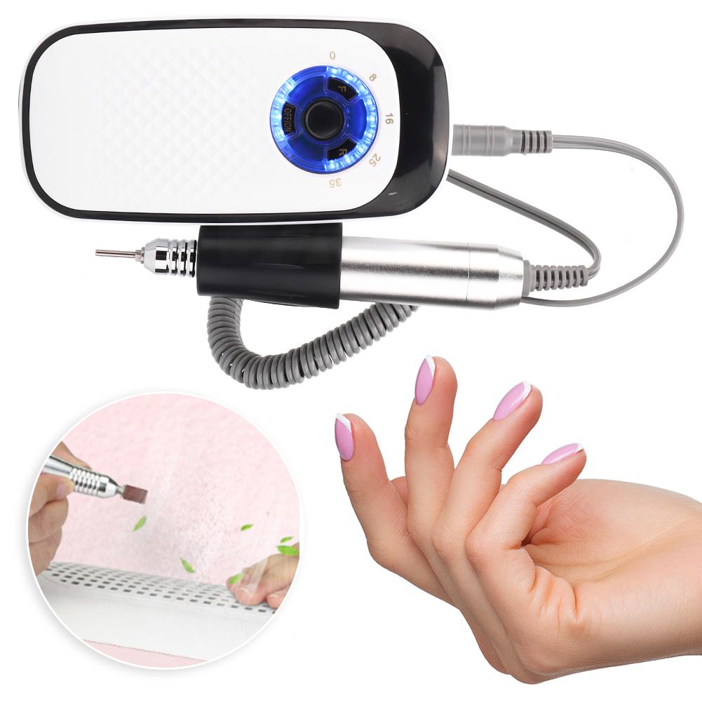 Electric Nail Drill 35000RPM Portable Adjustable Manicure Machine