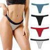Women Panties Solid Color Four-layer Soft Butt-lifted Mid Waist Seamless Elastic