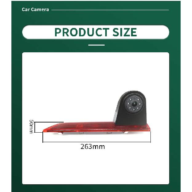 AHD Car Brake Light Rear View Reverse Camera For Ford Transit Custom 2012 - 2015 Waterproof Night Vision Backup Camera