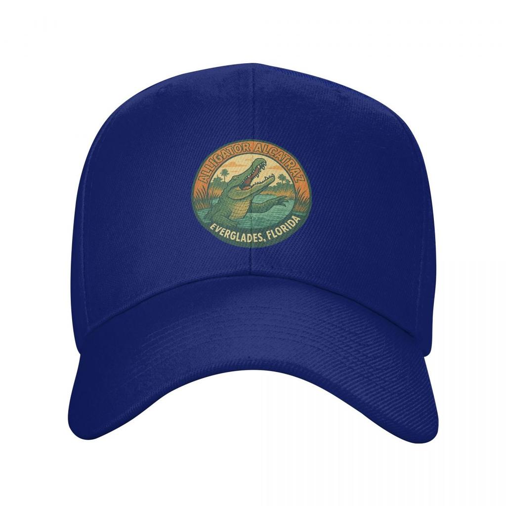 Аллигатор Алькатрас Флорида Эверглейдс Бейсболки Snapback Мужские Женские Шляпы Кепка для улицы Streetwear Бейсбольная кепка Кепка