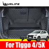 Кожаные коврики в багажник автомобиля, груз для Chery Tiggo 4 e 5x Pro DR 5.0 2023 2022, задний коврик-подкладка для багажника, аксессуары