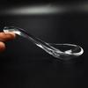 Exquisite Condiment Spoons Transparent Serving Spoons Kitchen Accessories Dessert Teaspoons  Party