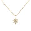 K10 Yellow Gold Diamond Necklace L&Co 66-7603