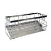 Stainless Steel Metal Sponge Holder Space-Saving Sink Organizer  Countertop