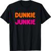 Крутая Забавная Dunkie Junkie Кофе Любовь Забавная Кофейная Цитата Футболка