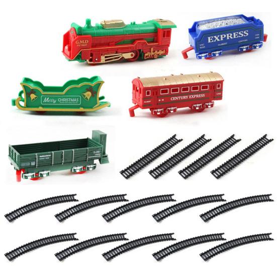 Электропоезд, хорошая детализация, световые звуки, движущаяся игрушка, красочные развлечения, детские рождественские игрушки, подарки на Новый год