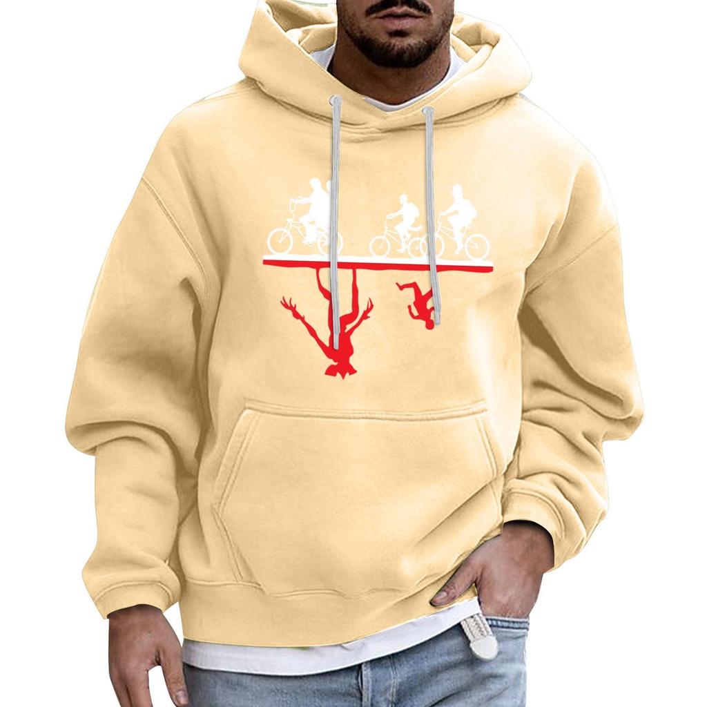 Мужской Спортивный Повседневный С Длинными Рукавами С Карманом Капюшон Толстовка