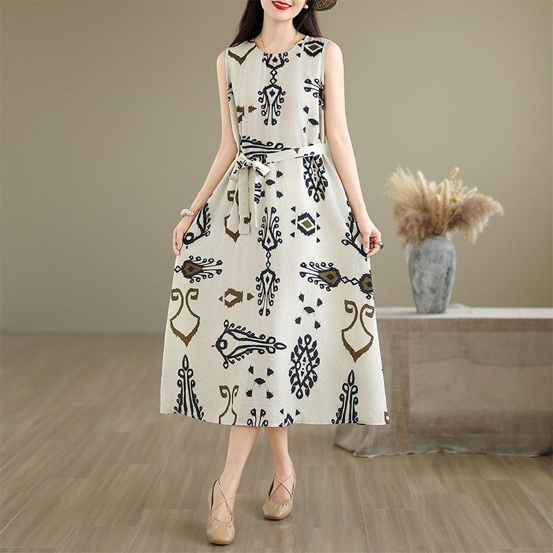 Women's Short Sleeve Cotton Dress