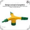 Rotating Lawn Sprinkler Large Area Coverage Adjustable Garden Watering System Easy To Install Sprinkler with Stake