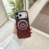 Магнитный чехол со смайликом для iPhone 13-17 и 14-15 Pro/Pro Max, версия для девочек