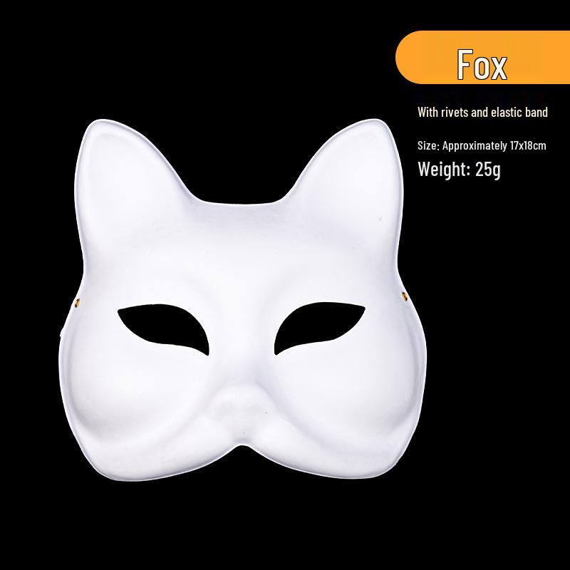Наборы для самостоятельного изготовления масок с лицами кошки и лисы для детского рисования и выступлений на Фестивале Пекинской оперы