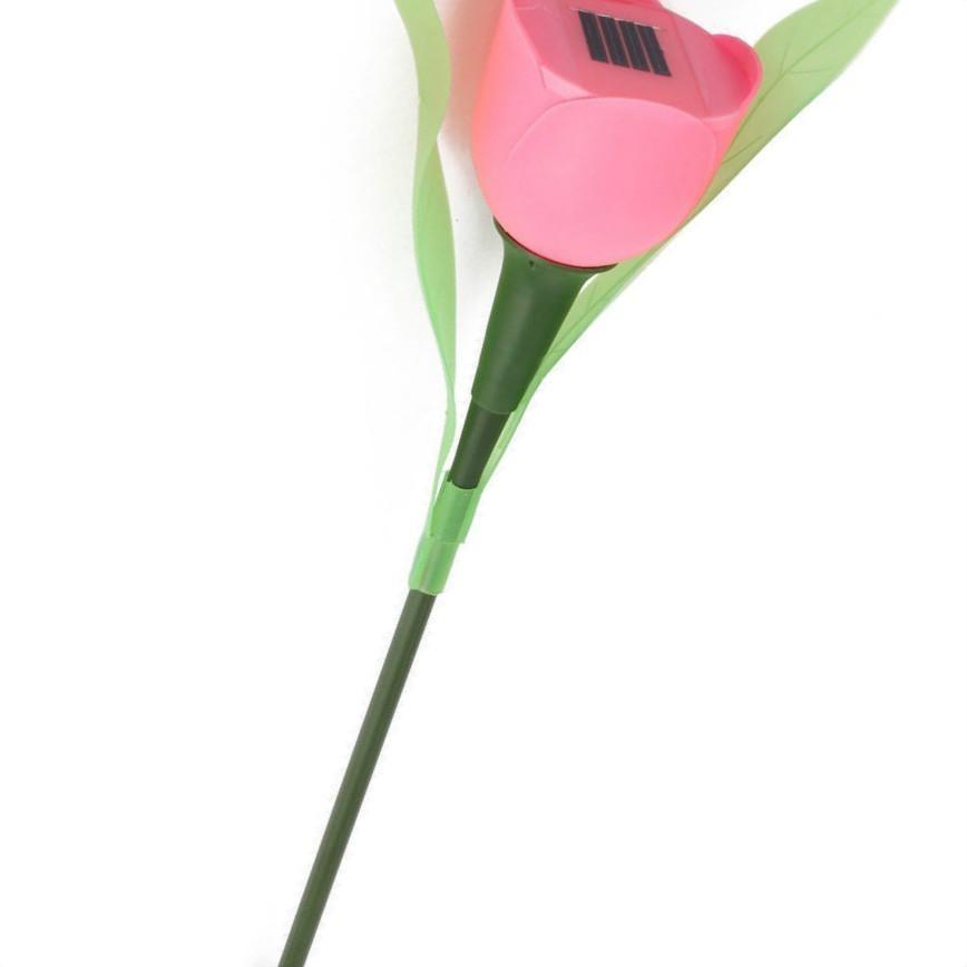 Солнечный газонный светильник 'Тюльпан' с защитой IP44, долговечное 16-часовое освещение