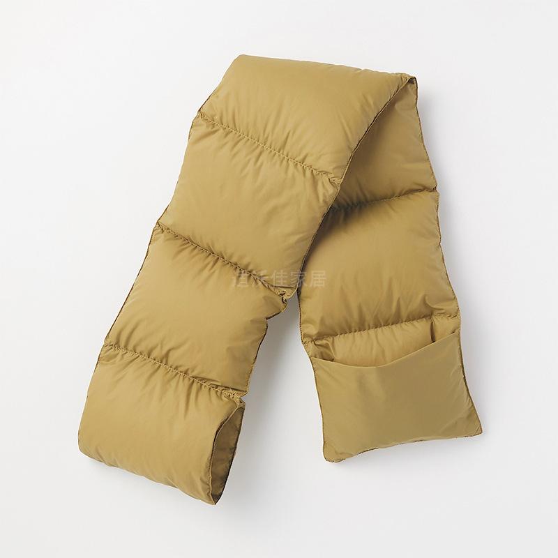 Japanese-style Portable Light and Thin Down Scarf, Scarf, Warm and Windproof, Light and Solid Color Adult Scarf, Children's Scarf