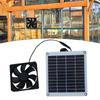 Солнечная панель вытяжной вентилятор вытяжной вентилятор циркуляционный вентилятор 5 Вт 12 В мини-вентилятор для собак курятник теплица воздушный поток вентилятор