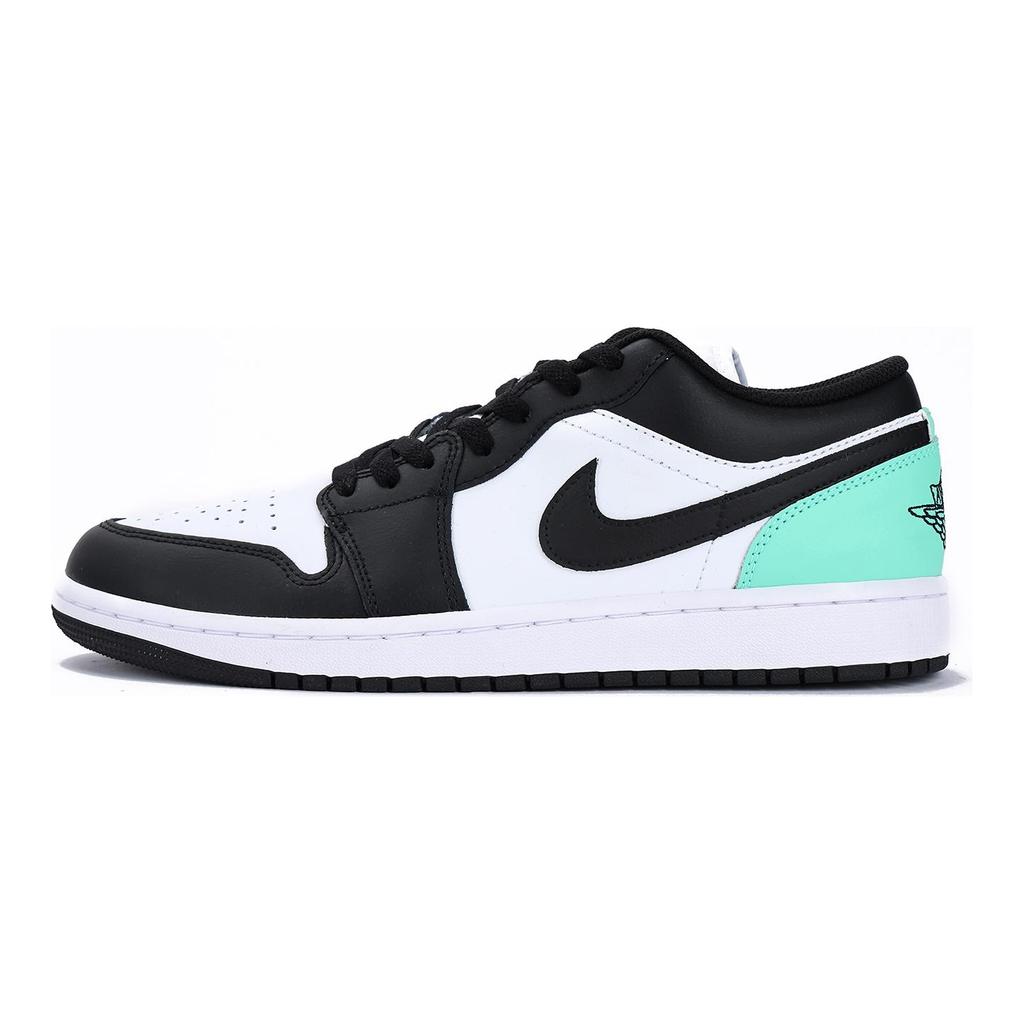 Jordan Air Jordan 1 Low Винтажные Баскетбольные Кроссовки Мужские Черно-Зеленые 553558-131(Team59-SBOX)