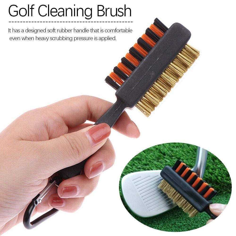 Convenient Cleaning Kit Cleaning Tool Golf Club Brush Cleaning Brush Scrub Double-sided