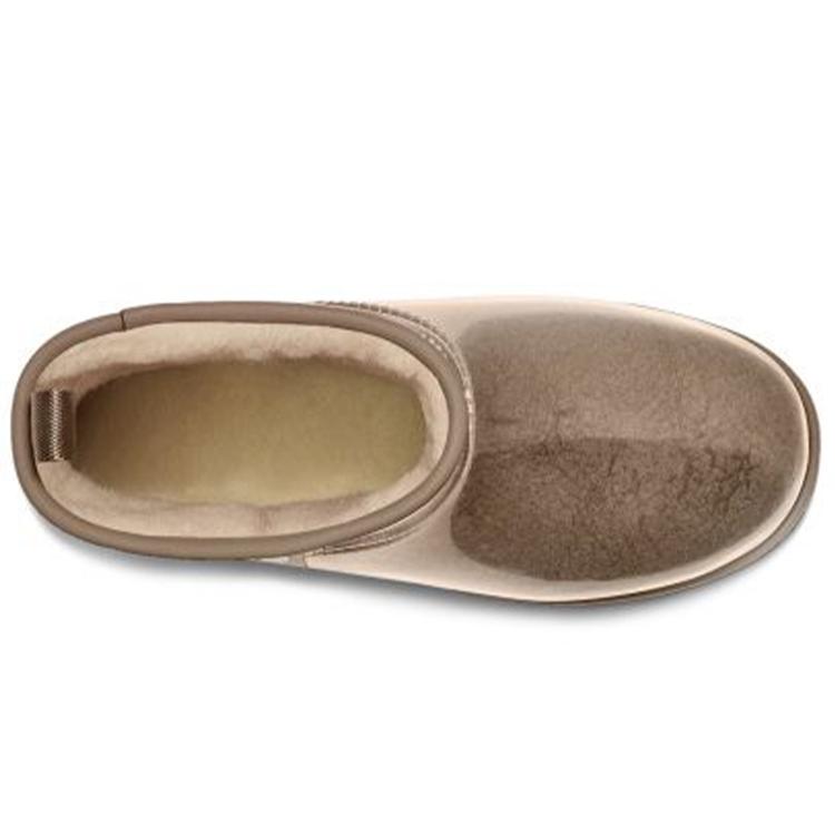 UGG Классический Прозрачный Мини Большой Логотип С Флисовой Подкладкой '' Женский (унисекс) Снегоступы 1113190 NCHS
