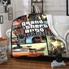 Grand Theft Auto Blanket Soft & Cozy Suitable for Bedding Seaside Chair for All Occasions Stylish Decor Suitable for Gifting Relatives and Friends