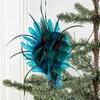Павлин подвесной 2-цветный, яркий, хорошо сделанный, прочный и долговечный, реалистичные украшения, аксессуары, Рождество