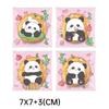100Pcs Cute Bear Cartoon Self-Adhesive Bags For Snacks, Cookies & Cranberry Treats - Perfect For Parties & Gifts
