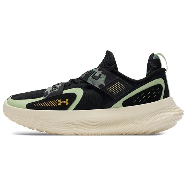 Under Armour Амортизирующие Нескользящие Низкие Баскетбольные Кроссовки Унисекс Черные 3027772-001