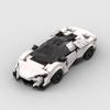 Строительный блок M, совместимый с автомобилем 60945 Lycan Hypersport с восемью ячейками, Серия «Скоростная сборка суперкара»