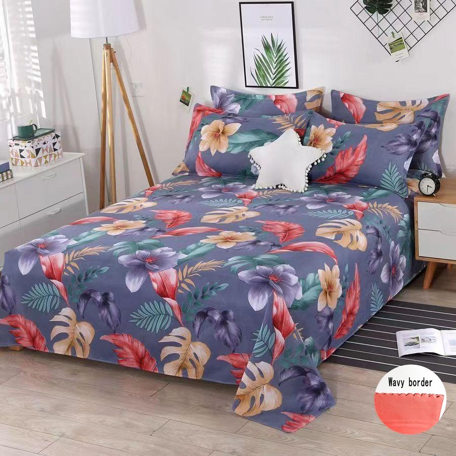 New Bed Sheet Skin-friendly Brushed Thickened Bed Sheet Four Seasons Multi-specification