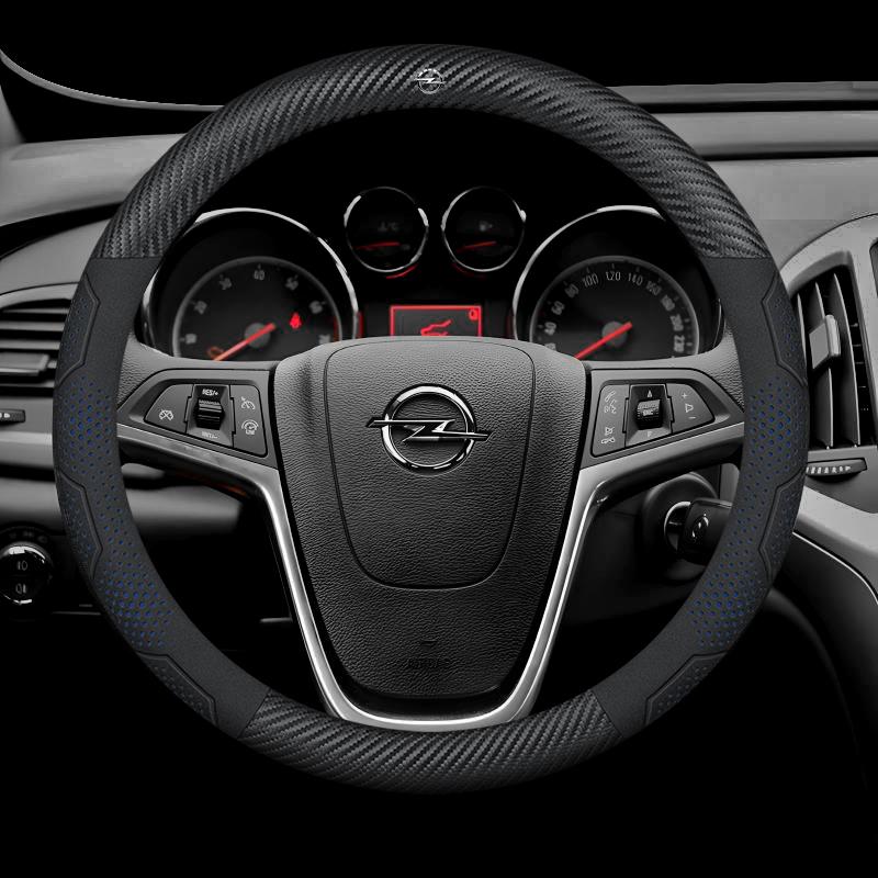 Для Opel OPCline ASTRA CORSA INSIGNIA MOKKA VECTRA GTC Tigra Карбоновое волокно Замша Кожа Автомобильный Руль Чехол Аксессуары